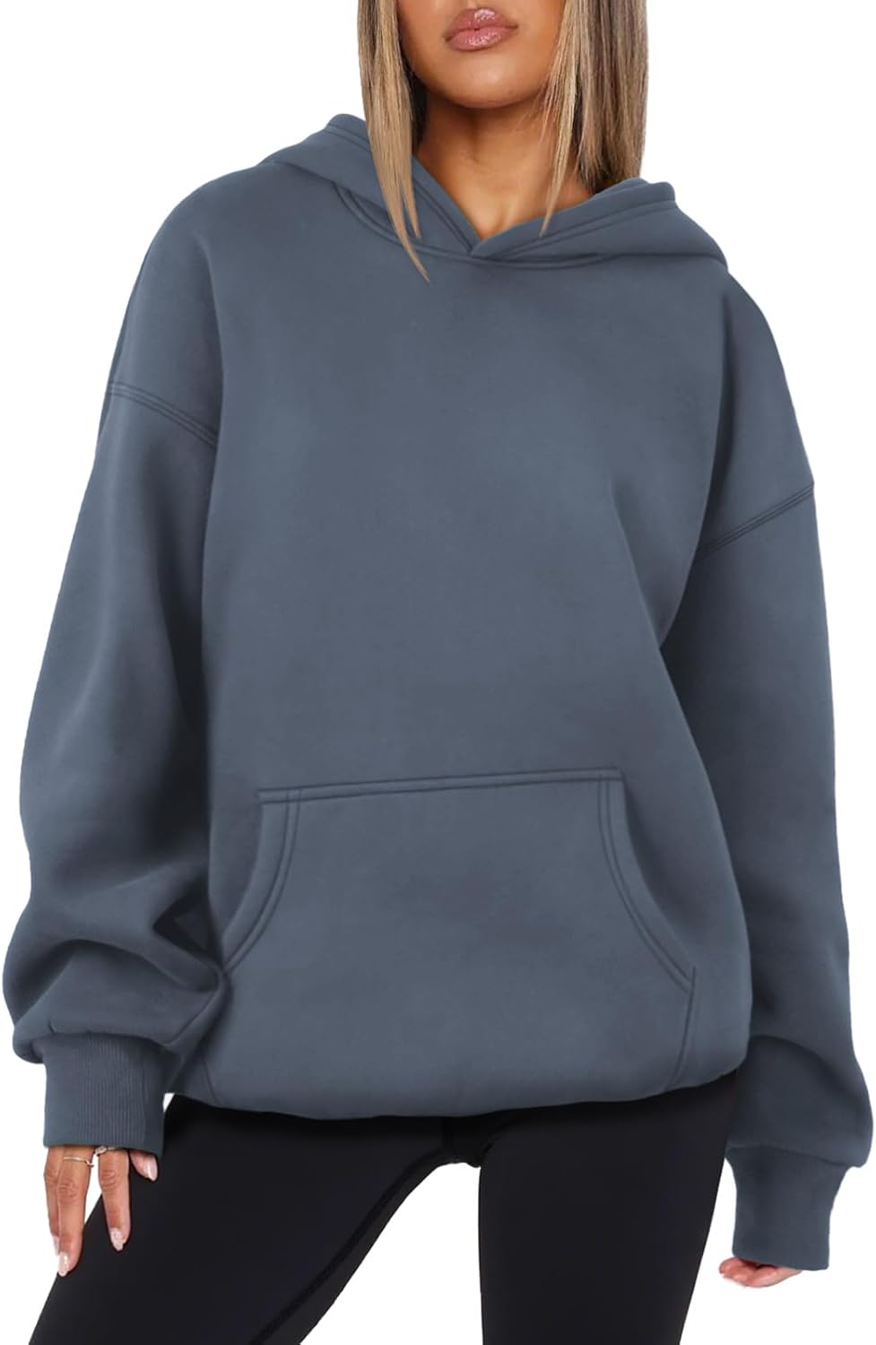 ATHMILE Womens Oversized Hoodies Fleece Sweatshirts Long Sleeve Sweaters Pullover Fall Clothes with Pocket - Image 2