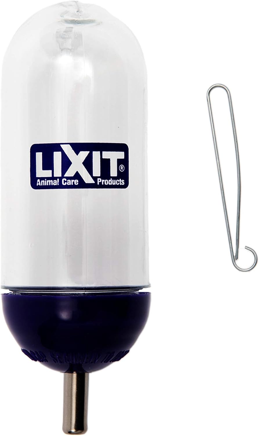 Lixit® Bell Style Aquarium Cage Climbing Resistant Water Bottles for Rats, Hamsters Gerbils, Mice and Other Small Animals (5 Ounce) - Image 2