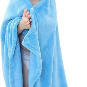 Wearable Blanket Hoodie for Kids Toddlers Hooded Towels Soft Cozy Wearable Throw Blanket Hoodie for Boys Girls