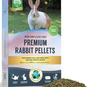 Small Pet Select-Premium Rabbit Pellet Food, Non-GMO, Soy Free. Local Ingredients in Pacific Northwest, 10lb