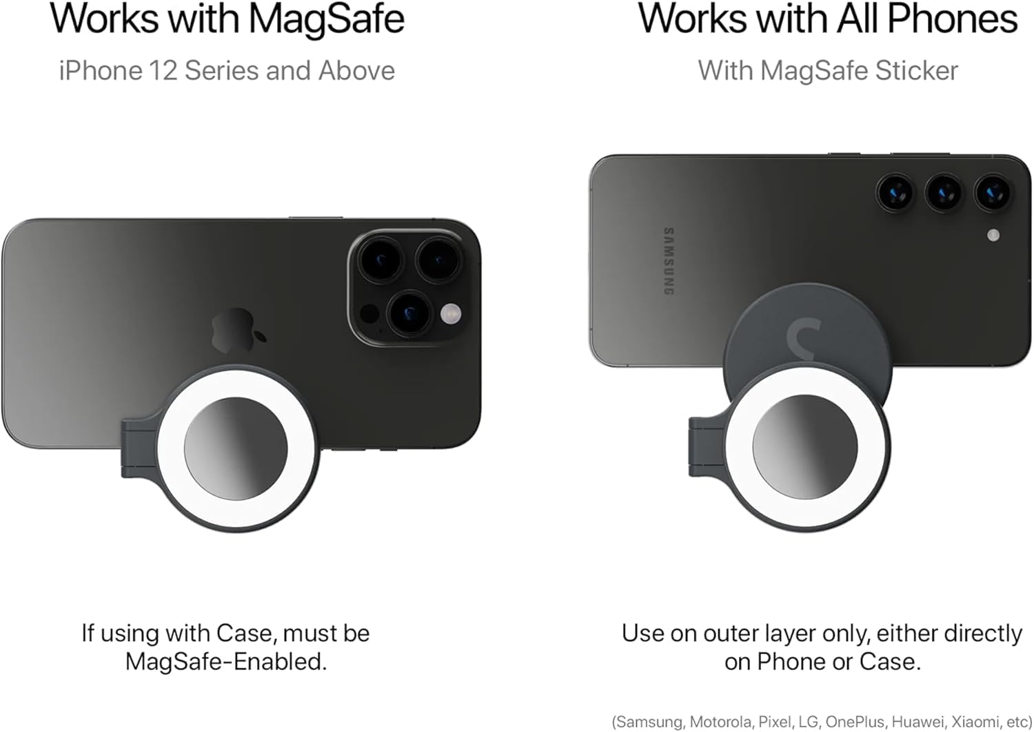 ShiftCam Travel and Creator Kit – MagSafe-Compatible Mobile Creator Bundle for iPhone and Android, Compact Phone Grip, Adjustable LED Light, Extendable Bluetooth Tripod for Vlogging - Image 6
