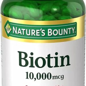 Nature’s Bounty Biotin 10,000 mcg, 250 Rapid Release Softgels