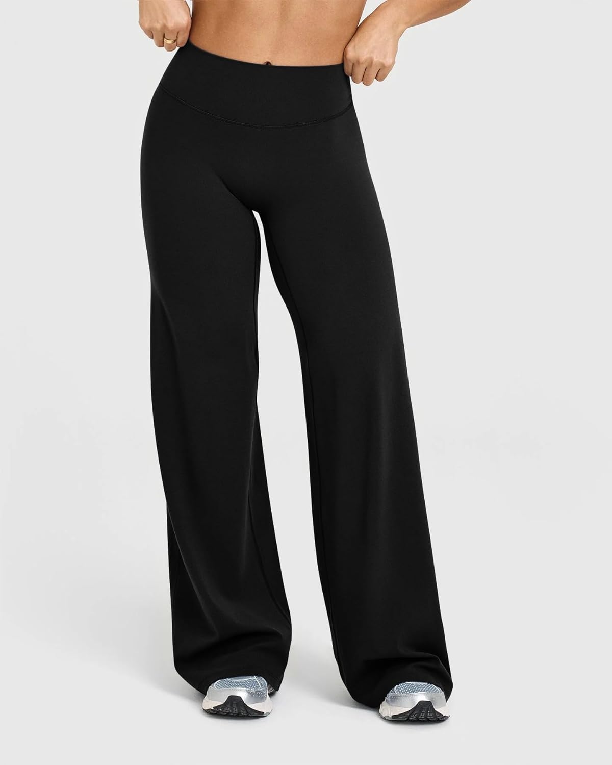 OQQ Yoga Pants Women High Waist Stretch Casual Soft Straight Leg Bottoms - Image 2