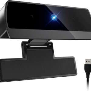 Diccik 1080P Webcam with Microphone, Full HD Video Calling Web Camera, HD Light Correction Streaming Webcam for Zoom/Skype/Teams, Plug and Play PC Camera Web cam for Windows & Mac
