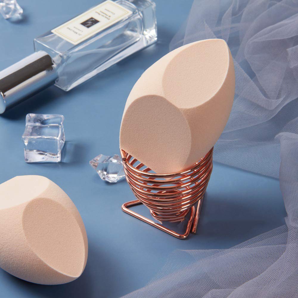 Makeup Sponge Blender & Holder, SOFT Beauty Makeup Blender Puff Foundation Face Sponges Set, Applicator Beauty Blending Blenders with 1 Sponge Holder, Concealer Sponge for Liquid Powder Sunscreen - Image 6