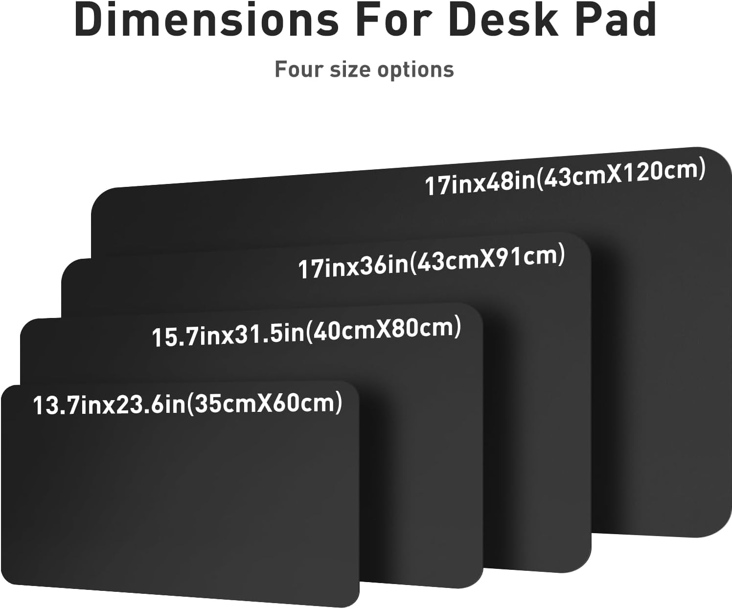 Aothia Leather Office Desk Pad Protector, Non-Slip PU Leather Desk Blotter, Waterproof Laptop Writing Mouse Pad for Office and Home, Black, 31.5" x 15.7" - Image 8