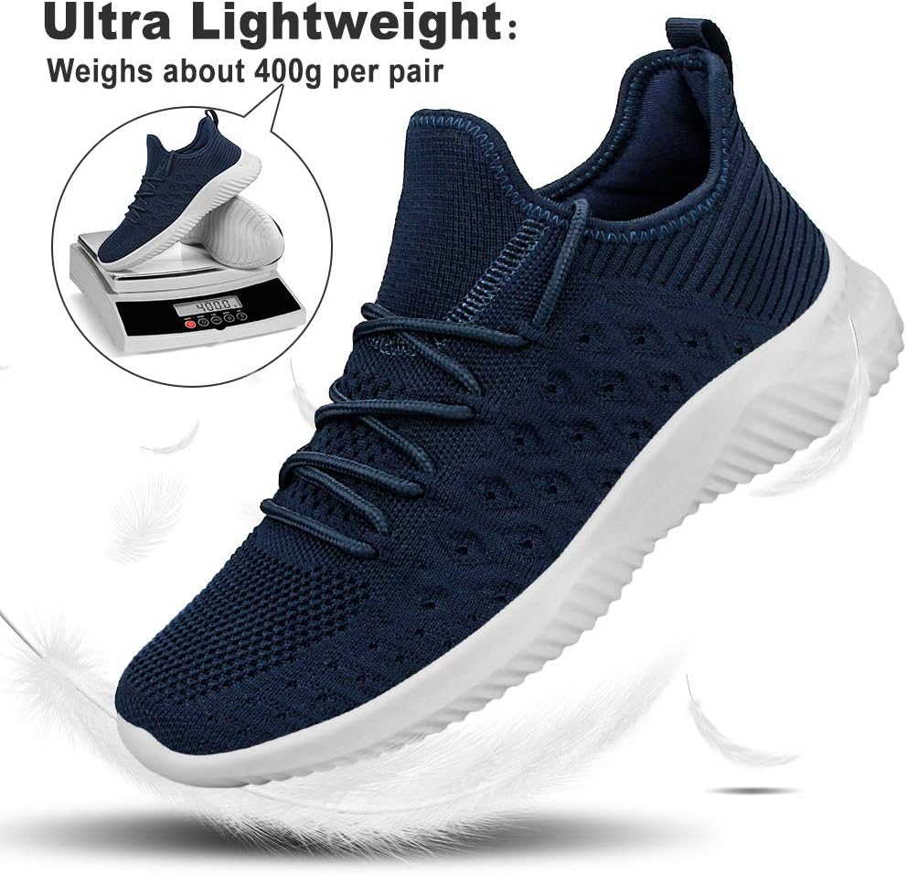 Feethit Mens Slip On Walking Shoes Lightweight Breathable Non Slip Running Shoes Comfortable Fashion Sneakers for Men - Image 6