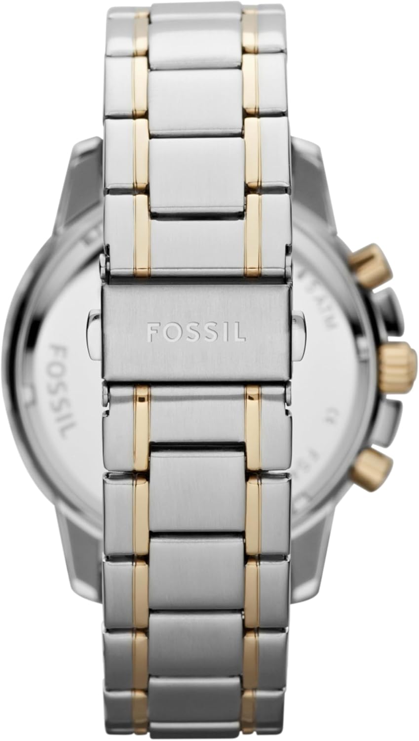 Fossil Men's Watch, Dean Quartz Stainless Steel Chronograph Watch for Men - Image 2