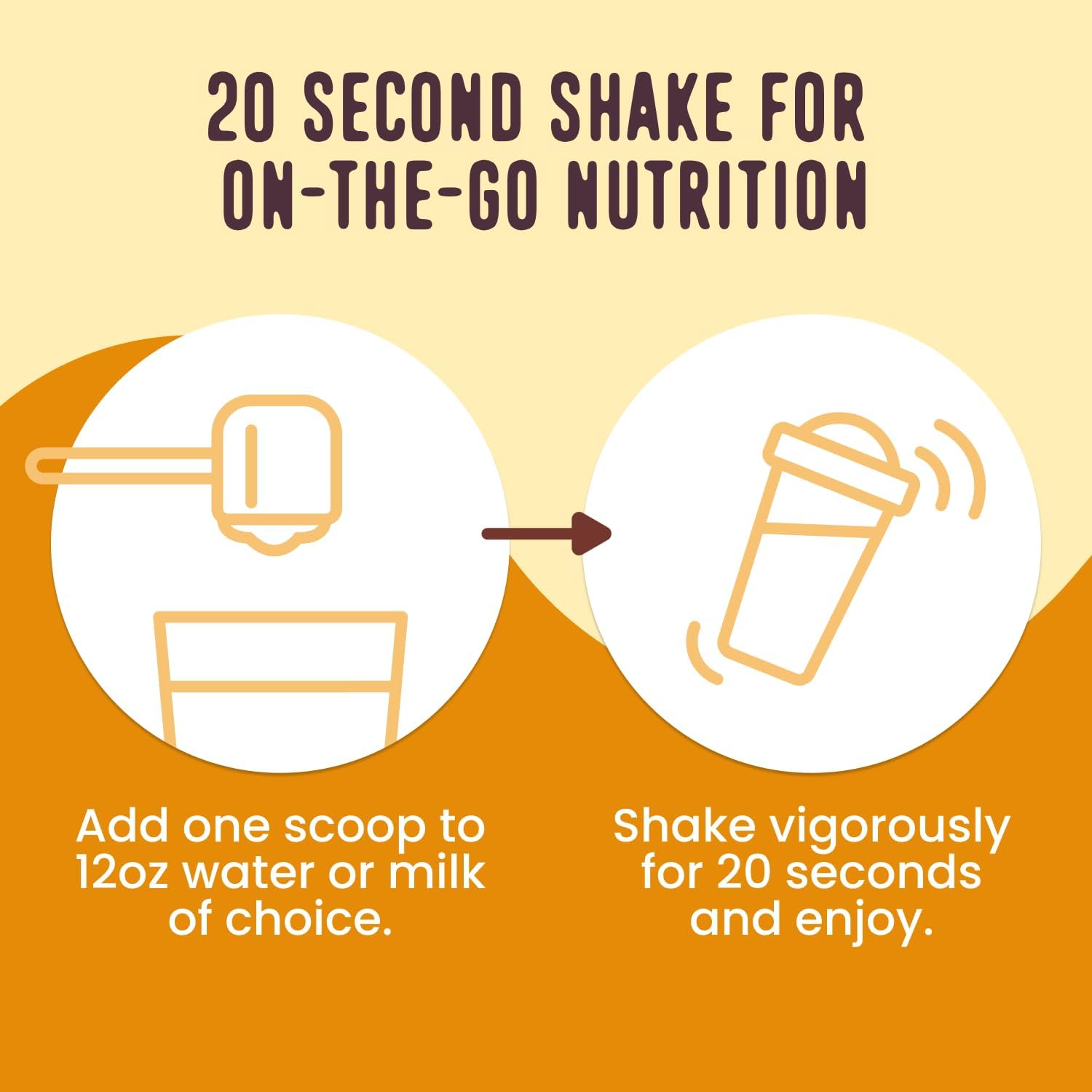 FlavCity Vanilla All in One Protein Shake Powder - On the Go Meal Alternative + Collagen Peptides, Reishi & Cordyceps - Focus, Skin, Hair & Joint Support - 100% Grass Fed Whey, 20 Servings - Image 5