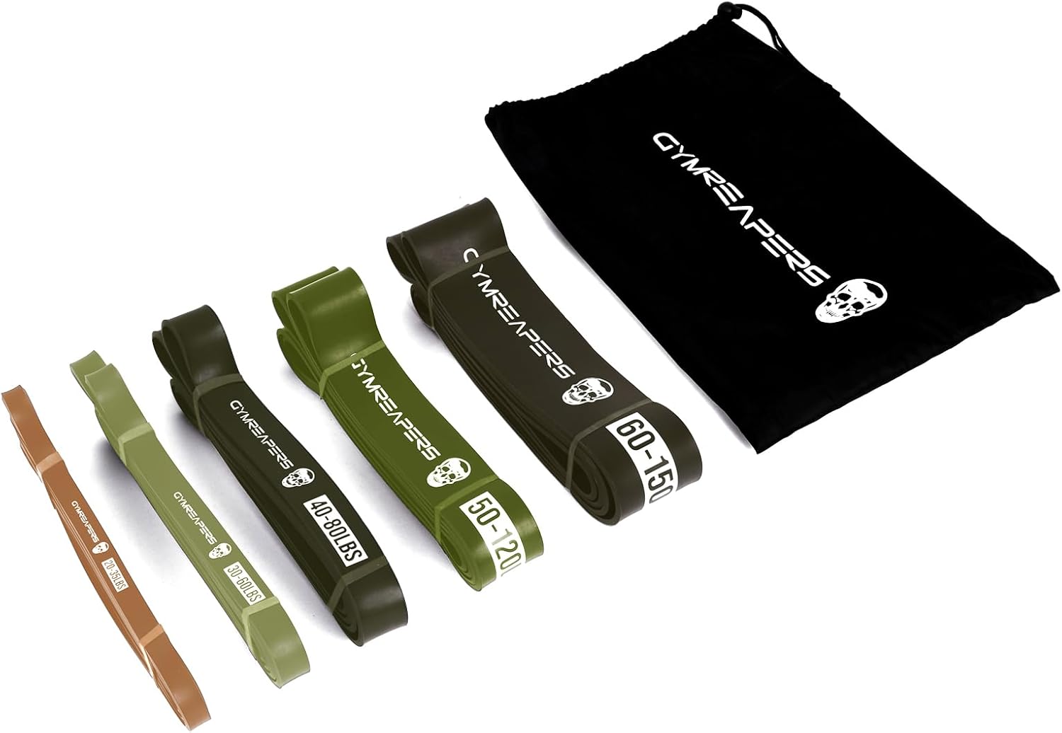 Gymreapers Resistance Bands for Working Out – Elastic Pull Up Exercise Assistance Bands Set for Powerlifting, Stretching, WOD, Strength Training – for Men & Women - Image 5