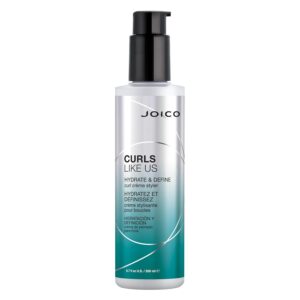 Joico Curls Like Us Hydrate & Define Curl Crème Styler | For Curly Hair | Reduce Frizz & Breakage | Define Textures | Thermal Protection | With Moringa Seed & Algae Oil