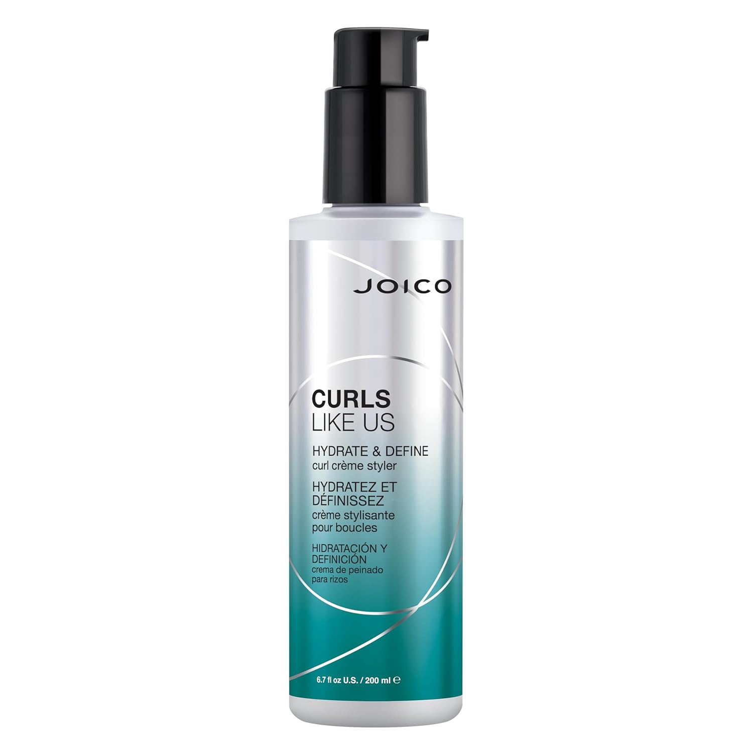 Joico Curls Like Us Hydrate & Define Curl Crème Styler | For Curly Hair | Reduce Frizz & Breakage | Define Textures | Thermal Protection | With Moringa Seed & Algae Oil