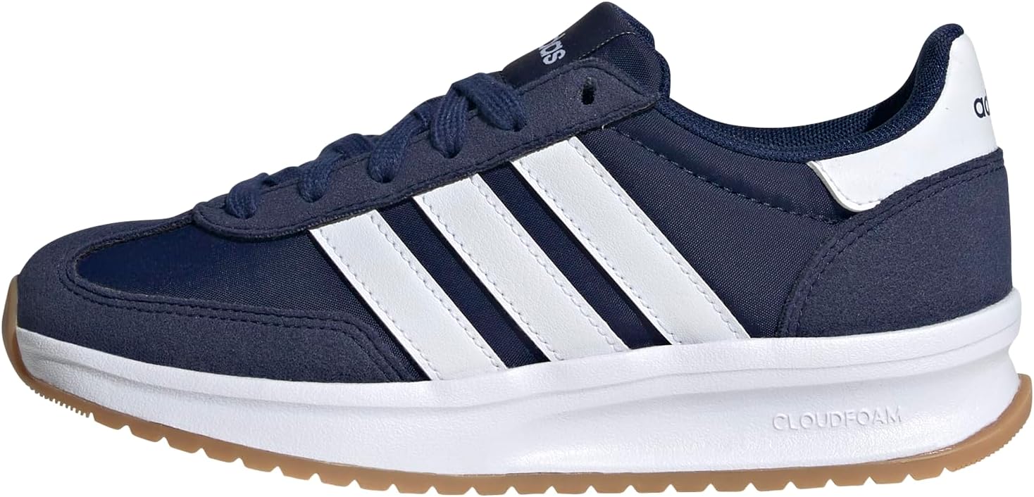 adidas Kids Girls Run 70S 2.0 Lace Up Sneakers Shoes Casual - White - Image 12