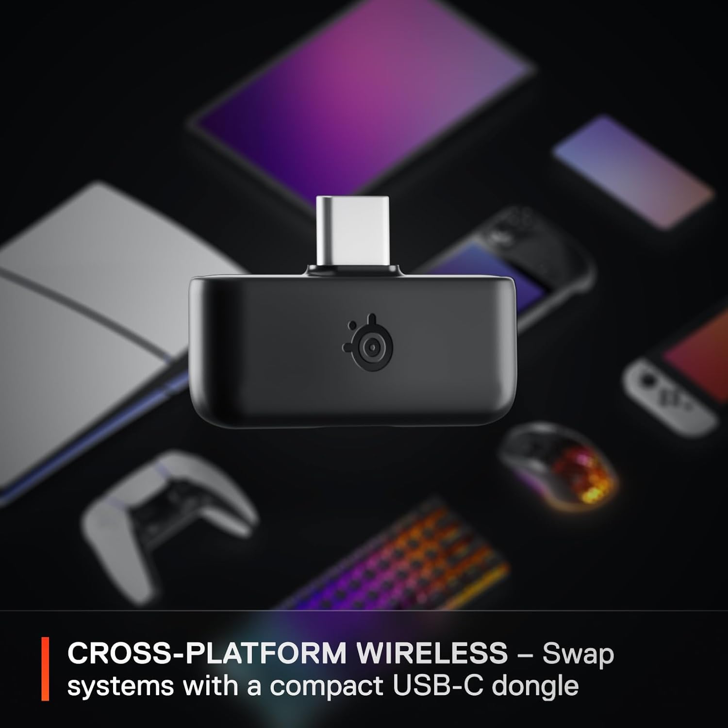 SteelSeries Arctis Nova 5 Wireless Multi-System Gaming Headset — Neodymium Magnetic Drivers — 100+ Audio Presets — 60 HR Battery — 2.4GHz or BT — ClearCast Gen2.X Mic — PC, PS5, PS4, Switch, Mobile - Image 7