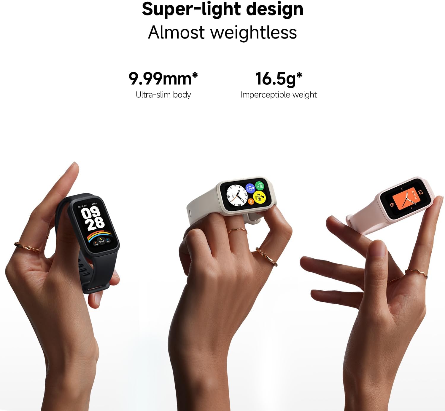 XIAOMI Smart Band 9 Active Global Version, 1.47'' 60Hz Display, 18-Day Battery, 5ATM Waterproof Fitness Tracker with All-Day Health Monitor, 50 Sports Modes (Black) - Image 6