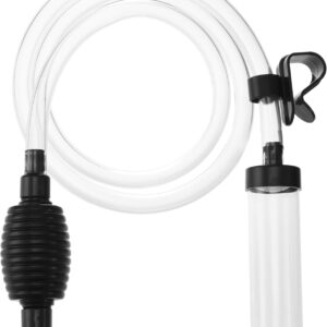 4.3ft Fish Tank Cleaner Aquarium Siphon Gravel Vacuum for Aquarium Fish Tank Changing Water Cleaning Gravel and & Sand