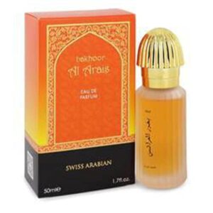 Swiss Arabian Bakhoor Al Arais – Cologne For Men and Women – Floral, Woody Fragrance – Top Notes of Rose, Hyacinth, Green, Peach, and Pepper – 1.7 oz