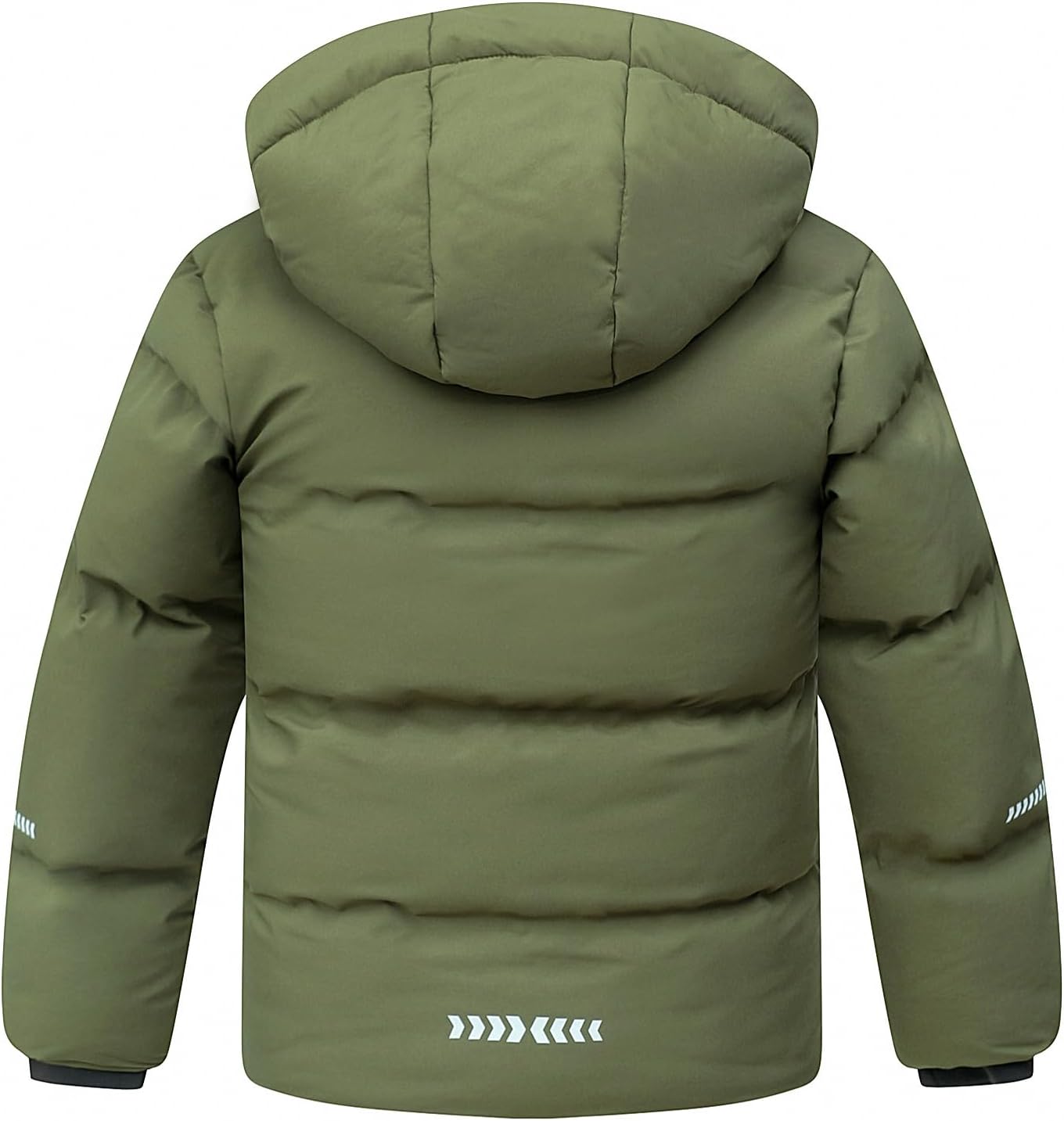 Kids Boy's Winter Coat Fleece Lined Waterproof Jacket Puffy Cotton Coat Thick Hooded Down Outdoor Coats - Image 2