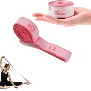 Multi-Loop Stretch Band – Yoga, Pilates, Ballet, and Physical Therapy Stretching Strap for Flexibility, Leg Stretching, and Exercise – Durable Stretching Equipment for Dance and Fitness