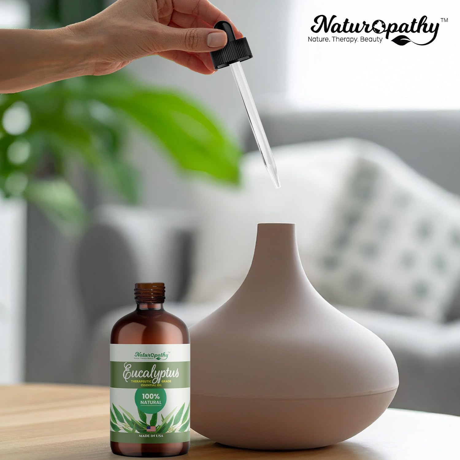 Naturopathy Eucalyptus Essential Oil, Therapeutic Grade, Premium Quality Perfect for Aromatherapy (4 fl oz) - Image 7
