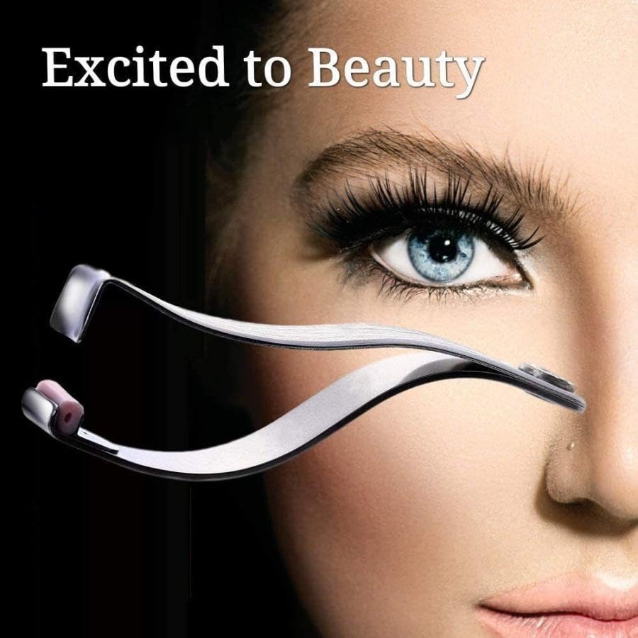 Partial Eyelash Curler for Corner Lash - Mini Japanese Eyelash Curler for Inner & Outer Lashes - Includes 6 Extra Rubber Pads - Made in Japan - C-2000 - Image 2
