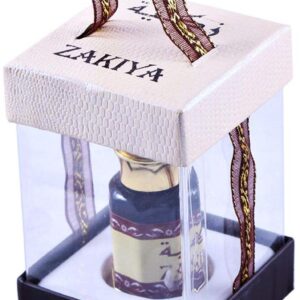 NASEEM Zakiya Attar 12ml – Alcohol-Free, Unisex Oud Perfume Oil with Floral & Sandalwood Notes – Long-Lasting, Hypoallergenic & Skin-Friendly