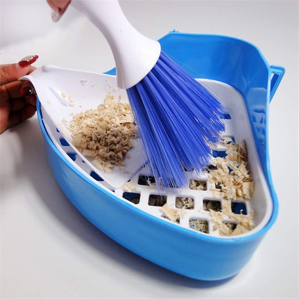PINVNBY Mini Dustpan and Brush Set, Cage Cleaner for Guinea Pigs, Cats, Hedgehogs, Hamsters, Chinchillas, Rabbits, Reptiles, and Other Small Animals 2 Pack Mini Hand Broom and Dustpan - Image 9