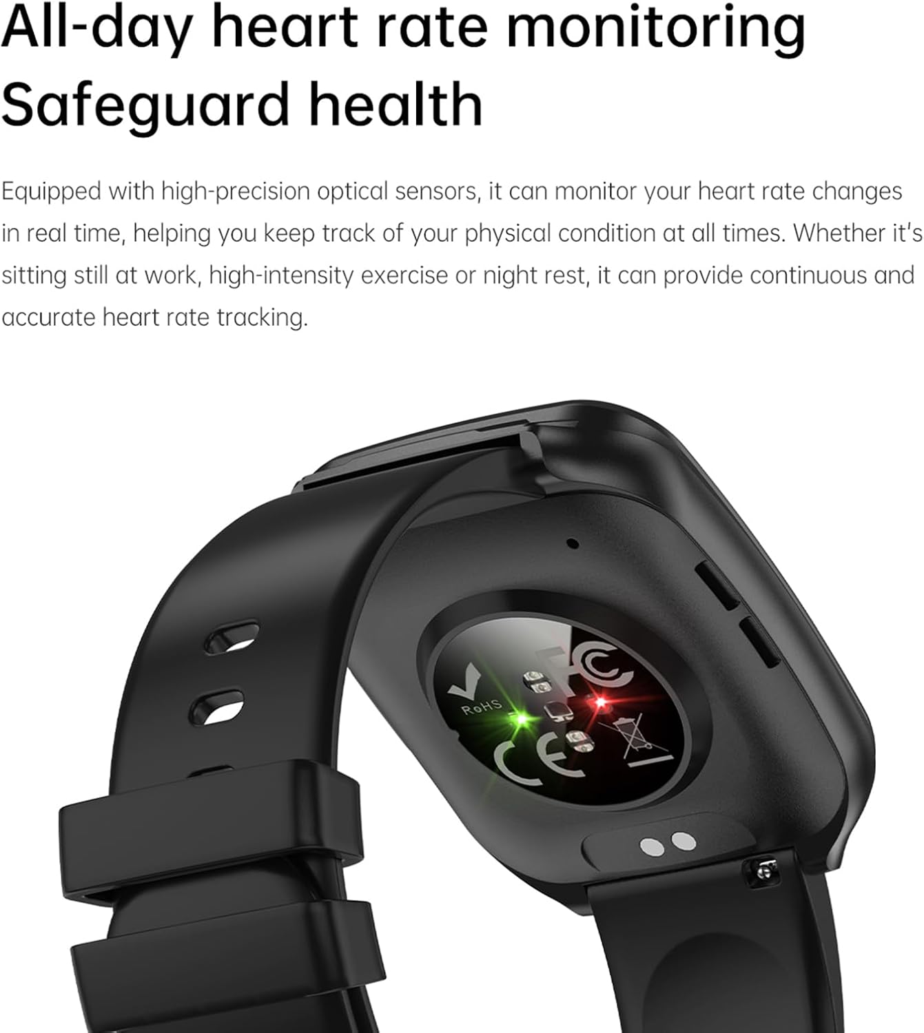 Smart Watch for Men Women, 1.83" HD Touchscreen Fitness Trackers with Bluetooth Call/Messages, Smartwatches with 120+ Sports Modes, 24/7 Heart Rate/Sleep Monitor for iPhone Android - Image 9