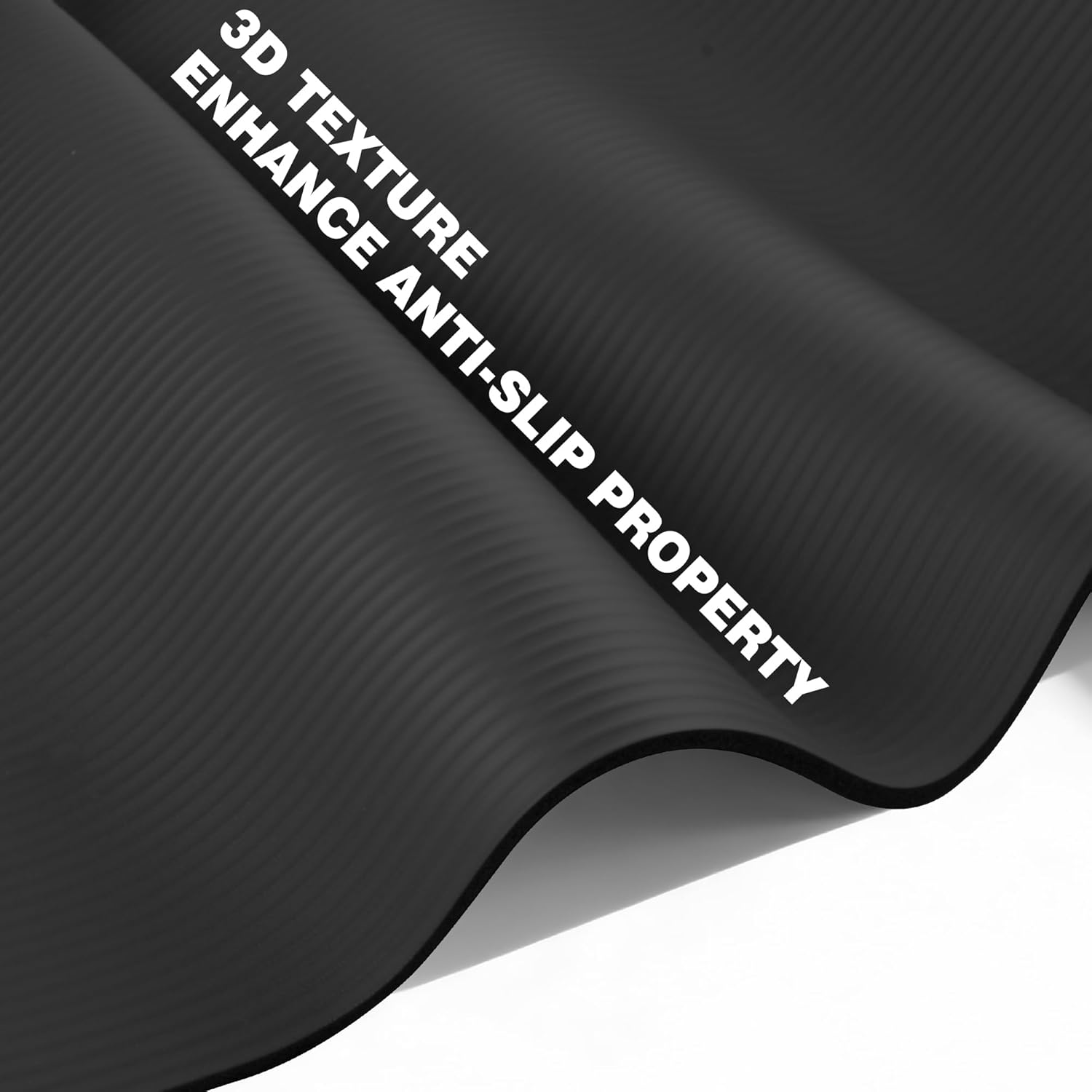 KEEP Extra Thick NBR Yoga Mat for Women & Men, 10mm Thick, 72”x24” Large Exercise Mat with Non-Slip Workout Mat for Yoga, Pilates, Stretching, Meditation – Wide & Cushioned Fitness Mat - Image 7