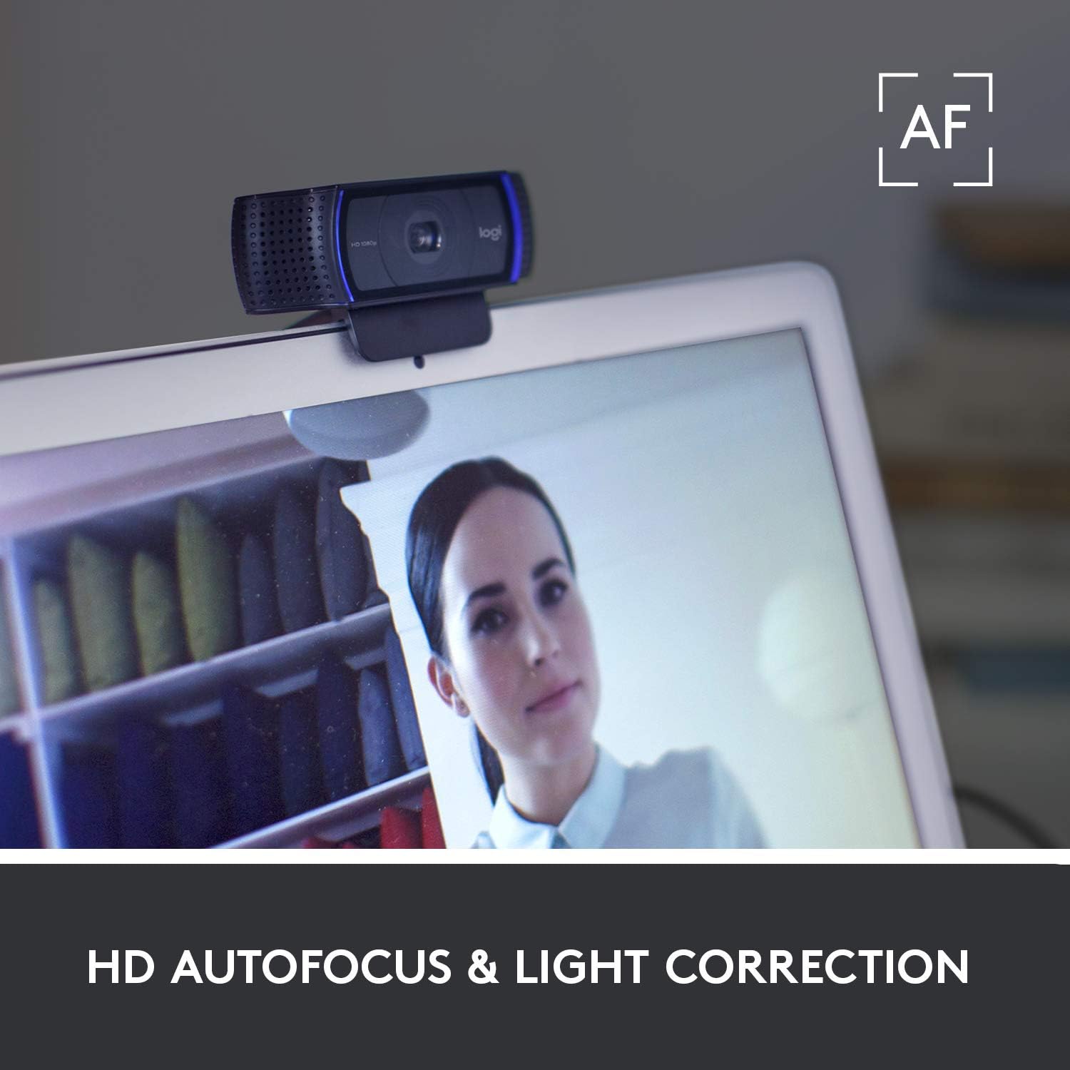 Logitech HD Pro Webcam C920, Widescreen Video Calling and Recording, 1080p Camera, Desktop or Laptop Webcam - Image 3