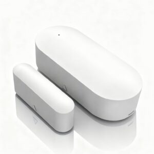 Smart WiFi Door and Window Sensor – Wireless Magnetic Contact Sensor with Real-Time App Alerts, Compatible with Alexa, Google Home, IFTTT – Home Security & Automation Door Window Monitor