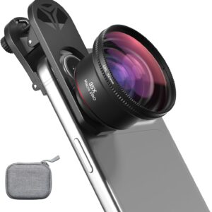 35X Macro Lens Kit for Smartphone with CPL Filter, HD Magnifier Photography Lens with Universal Lens Clip, Phone Camera Lens Attachment for iPhone 17/16/15/12/11 Samsung & Android Phone