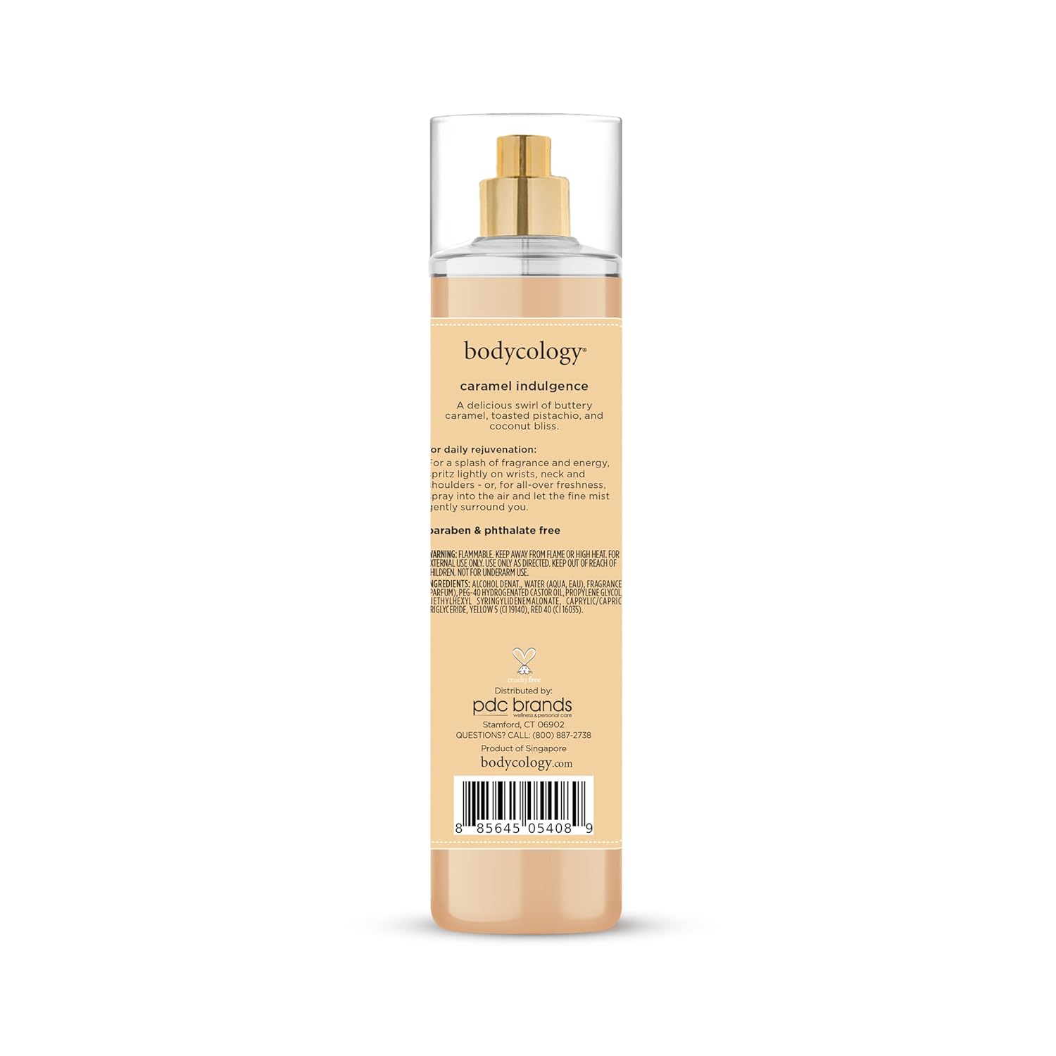 Bodycology Long-Lasting Fragrance Body Mist, Caramel Indulgence, 8 fl oz - Image 2