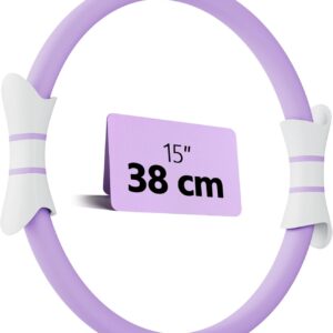 14″ Pilates Ring – Magic Circle for Inner Thigh, Arm & Core Toning | Anti-Bend Foam Handles | Home Fitness Gear for Women​