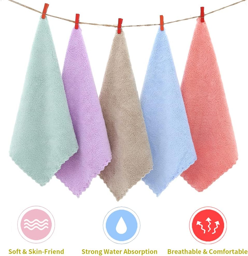 PODOO 5-Pack Reusable Guinea Pig Cage Liners - 11.8"x11.8" Absorbent Fleece Bedding Mats,Machine-Washable Small Animal Pads for Hamsters/Rabbits/Chinchillas (Multi-Color) - Image 3