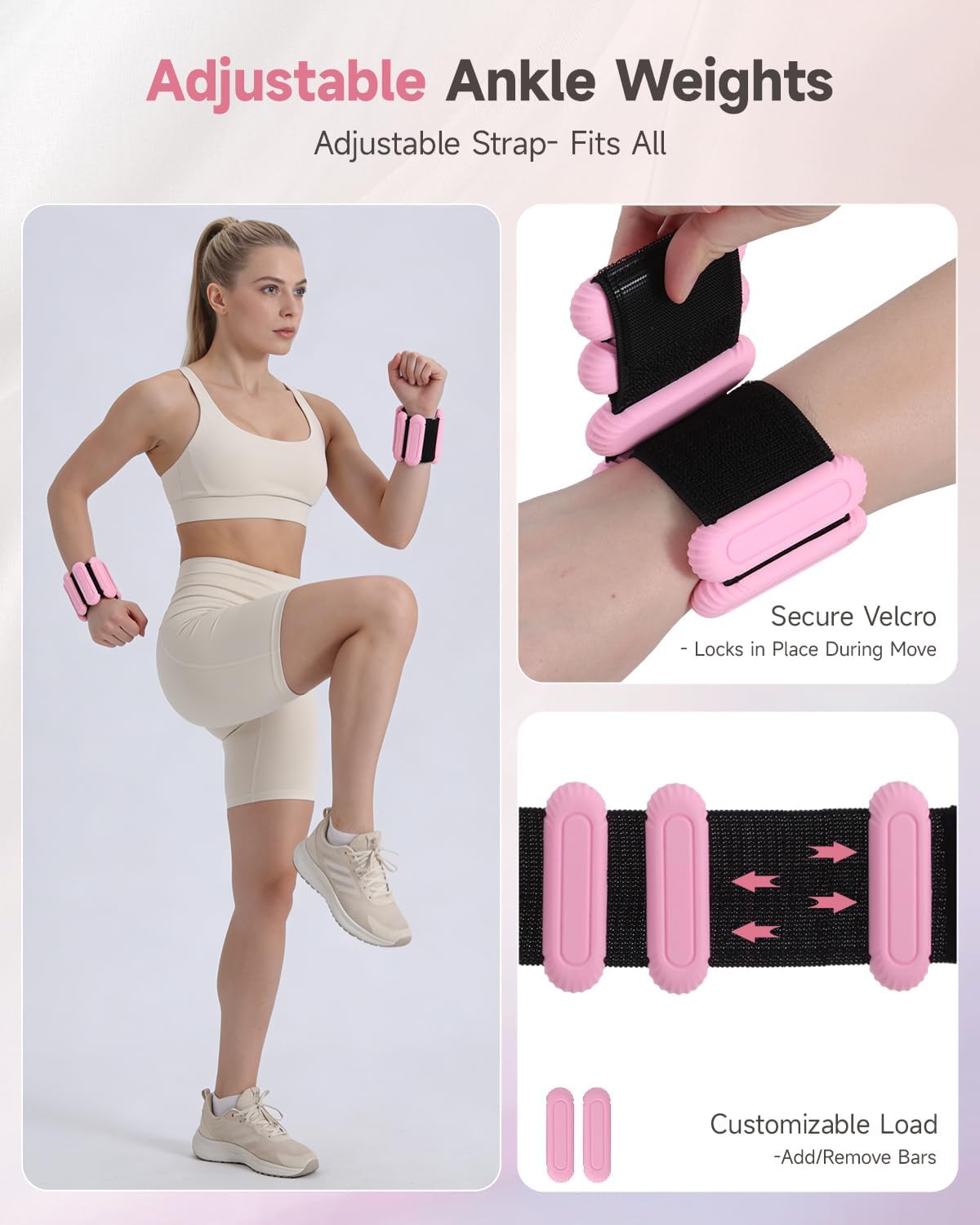 Home Pilates Workout Kit for Women with Guide Video, 12" Pilates Ring and Ball Set, Resistance Bands, Ankle Weight Accessories Workout Essentials Starter Kit for Beginners 28-Day Challenge - Image 5