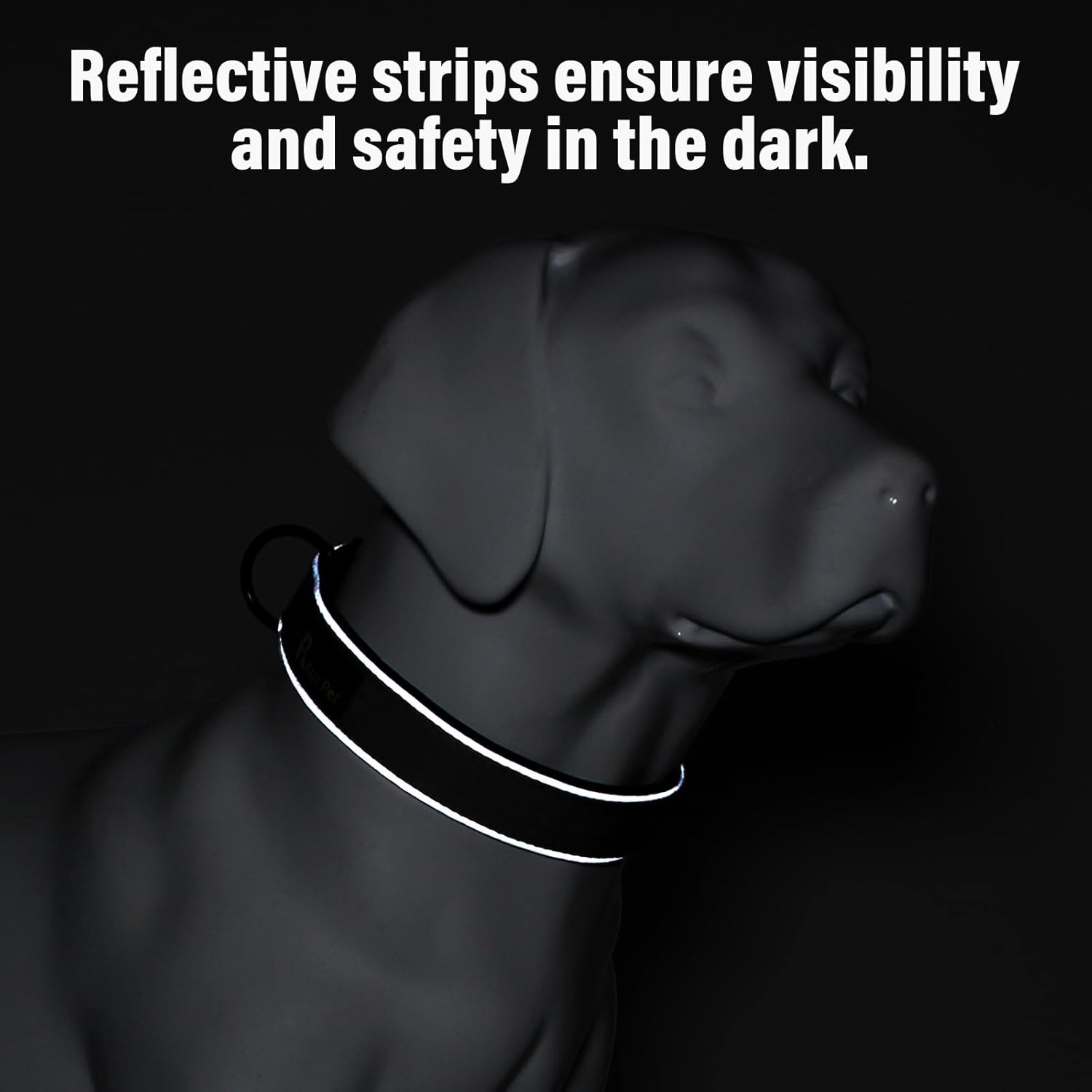 Plutus Pet Tactical Dog Collar, Reflective, Adjustable Heavy Duty Dog Collar, Soft Padded and Comfortable, for Small Medium and Large Dogs (Ranger Green, L) - Image 5