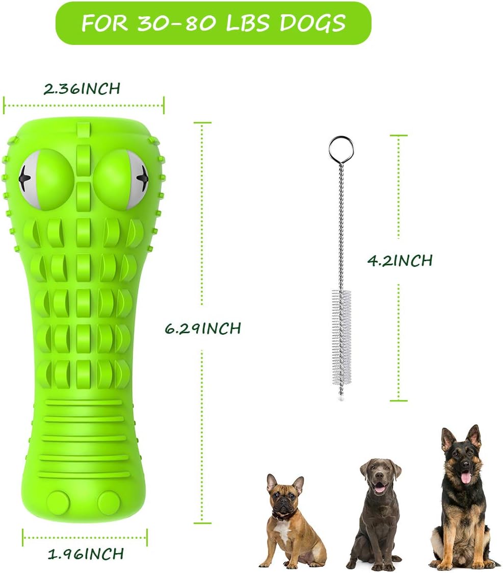 Cutiful Dog Toys for Aggressive Chewers Large Medium Breed, Indestructible Dog Chew Toys, Squeaky Interactive Tough Extremely Durable, Dogs Toothbrush Toys to Keep Them Busy - Image 6