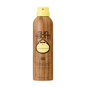 Sun Bum Original SPF 50 Sunscreen Body Spray – Broad Spectrum Moisturizing Sunscreen with Vitamin E – Hawaii 104 Act Compliant (Made without Octinoxate & Oxybenzone) – 6 oz