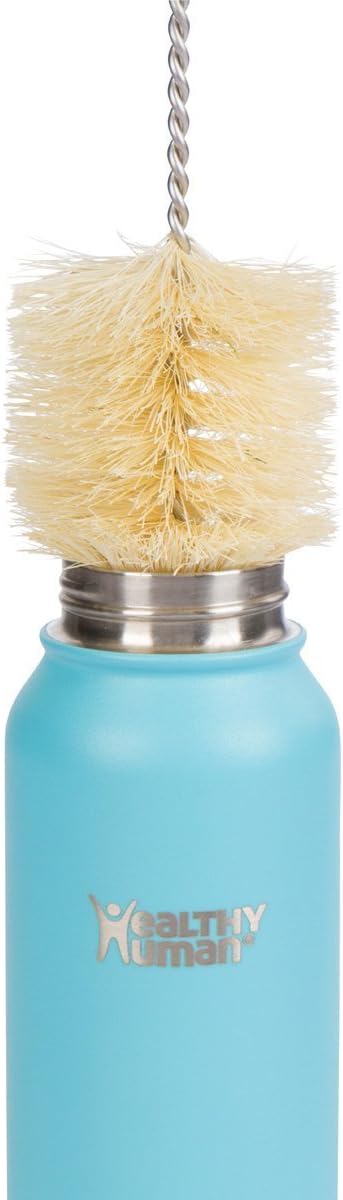 Healthy Human Water Bottle Cleaner 3-Piece Bamboo Long Brush Stainless Steel Cleaning Set - Image 2