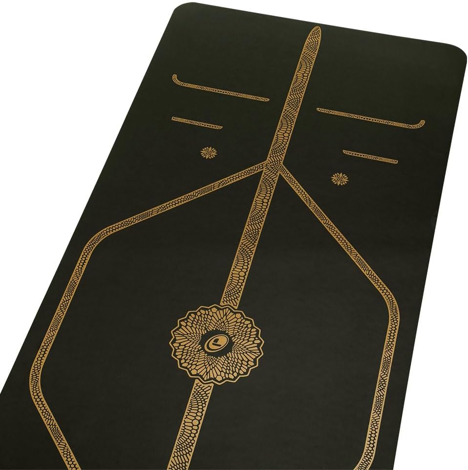 Liforme Printed Yoga Mat Collection - Free Yoga Bag Included - Patented Alignment System, Warrior-like Grip, Non-Slip, Eco-friendly, Sweat-resistant, Long, Wide and Thick for Comfort - Image 2
