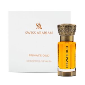 Swiss Arabian Private Oud – Luxury Products From Dubai – Long Lasting, Addictive Personal Perfume Oil Fragrance – A Seductive Signature Aroma – 0.4 Oz