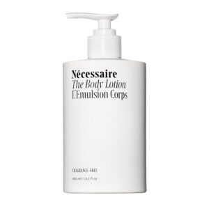 Nécessaire The Body Lotion – Fragrance-Free – Multi-Peptide Moisturizer – Firming Body Lotion for Women + Men. 2.5% Niacinamide. Non-Comedogenic + Hypoallergenic for Sensitive Skin – 450ml/15.2 fl oz
