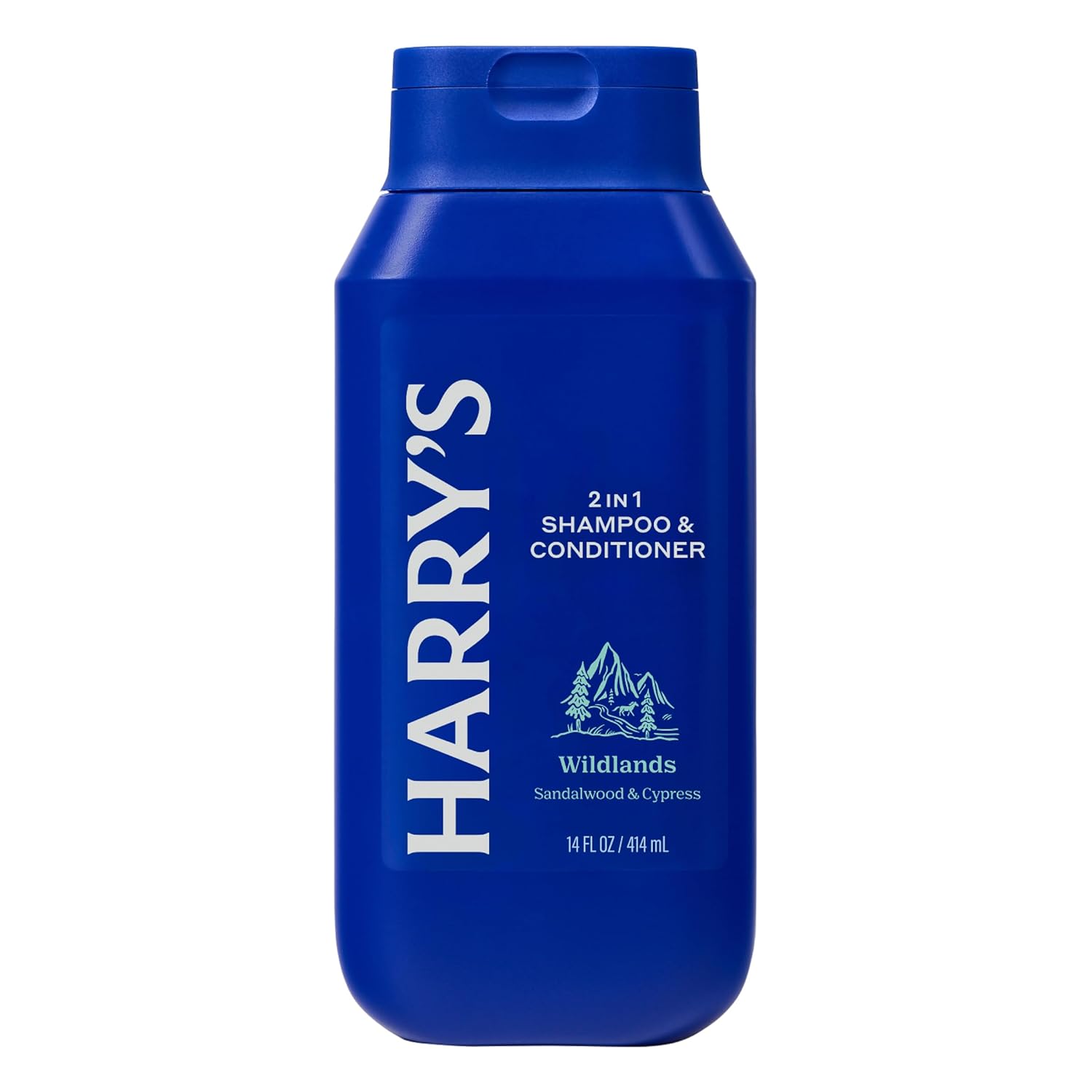 Harry's Men's 2 in 1 Shampoo and Conditioner for All Hair Types - Wildlands Scent - (3 Pack) 14 fl oz - No Parabens or Sulfates - Image 2