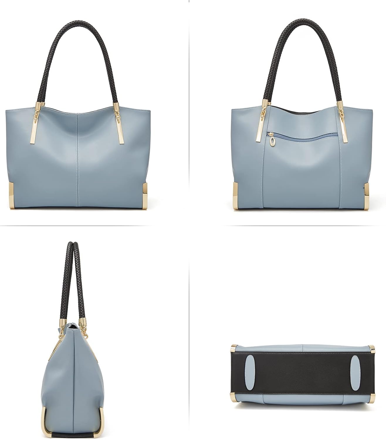 FOXLOVER Large Capacity Tote Handbags for Women, Women's Top-handle Bags Fashion Shoulder Bags Purses Minimalist design - Image 5