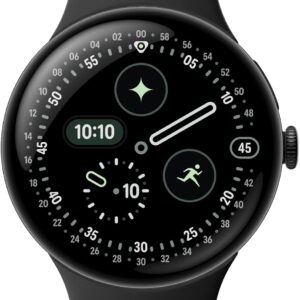 Google Pixel Watch 4 (41mm) – Android – 2 Years of Data – Heart Rate,Sleep & Fitness Tracking-30-Hour Battery – Matte Black Aluminum Case – Obsidian Active Band – LTE (2025)-Google Pixel Watch app