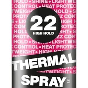 Redken Thermal Spray 22 High Hold – Thermal Heat Protectant and Setting Mist, For Curling and Flat Irons, Lasting Frizz Control & Protects Against Heat Damage