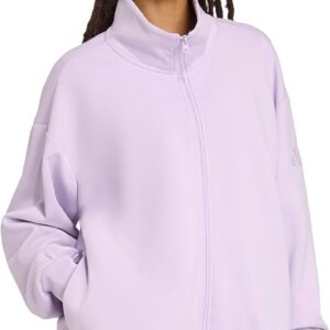 adidas Women’s All Szn Soft Lux Loose Full-zip Track Top