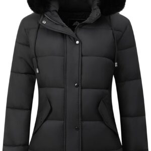 GOLDLADIES Women’s Winter Coat Long Waterproof Parka – Warm Snow Jacket for Women,Windproof Winter Jacket for Cold Weather