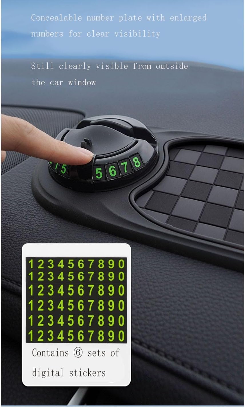 Multifunctional Car Anti-Slip Mat Mobile Phone Holder for Dashboard - Non-Slip Sticky Mount Stand for Car, Adjustable and Secure Grip for Phones, GPS, and Accessories (Silvery) - Image 5